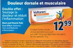 Familiprix Voltaren Back and muscle pain relief, 100 g or No mess applicator, 75 g offer