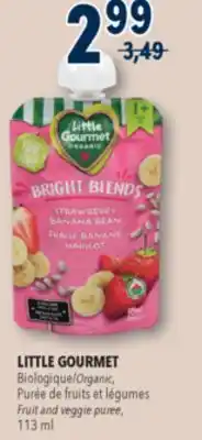 Familiprix LITTLE GOURMET, Fruit and veggie puree, 113 ml offer