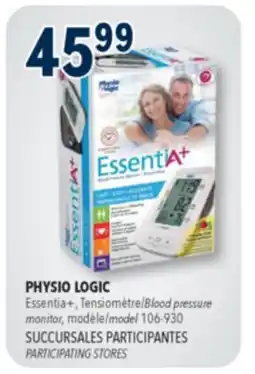 Familiprix PHYSIO LOGIC Blood pressure monitor, model 106-930 offer