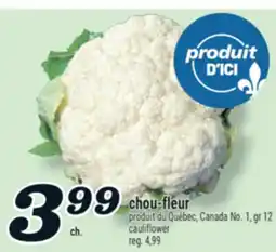 Marché Richelieu CHOU-FLEUR | CAULIFLOWER offer