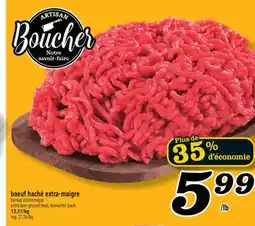 Marché Richelieu BOEUF HACHÉ EXTRA-MAIGRE | EXTRA LEAN GROUND BEEF offer