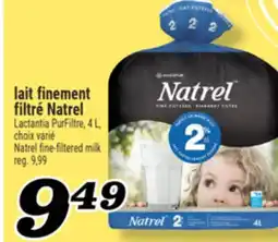 Marché Richelieu LAIT FINEMENT FILTRÉ NATREL | NATREL FINE-FILTERED MILK offer