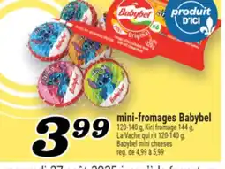 Marché Richelieu MINI-FROMAGES BABYBEL | BABYBEL MINI CHEESES offer