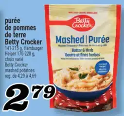 Marché Richelieu PURÉE DE POMMES DE TERRE BETTY CROCKER | BETTY CROCKER BETTY CROCKER MASHED POTATOES offer