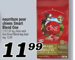 Marché Richelieu NOURRITURE POUR CHIENS SMART BLEND ONE PURINA | PURINA ONE SMART BLEND DOG FOOD offer