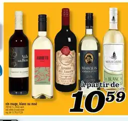 Marché Richelieu VIN ROUGE, BLANC OU ROSÉ | RED, WHITE OR ROSÉ WINE offer