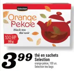 Marché Richelieu THÉ EN SACHETS SELECTION | SELECTION TEA BAGS offer
