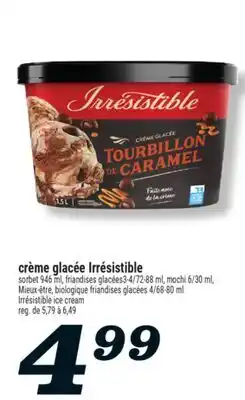 Marché Richelieu CRÈME GLACÉE IRRÉSISTIBLE | IRRÉSISTIBLE ICE CREAM offer
