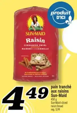 Marché Richelieu Pain tranché aux raisins Sun-Maid | Sun-Maid sliced raisin bread offer