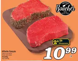 Marché Richelieu BIFTECKS FRANÇAIS | FRENCH STYLE STEAKS offer