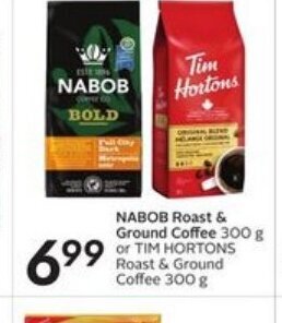 Sobeys Nabob roast & Ground coffee offer