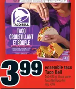 Super C ENSEMBLE TACO TACO BELL | TACO BELL TACO KIT offer