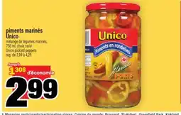 Super C piments marinés Unico | Unico pickled peppers offer