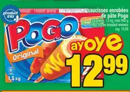 Super C SAUCISSES ENROBÉES DE PÂTE POGO | POGO FROZEN BREADED WIENERS offer