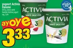 Super C yogourt Activia Danone | Danone Activia yogurt offer