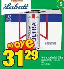 Super C BIÈRE MICHELOB ULTRA | BEER offer