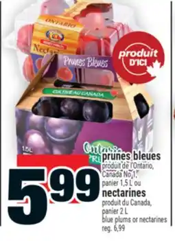 Super C prunes bleues | blue plums offer