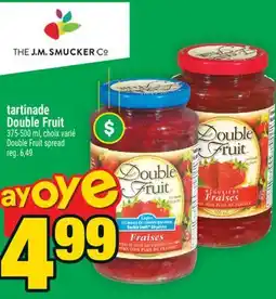 Super C tartinade Double Fruit | Double Fruit spread offer