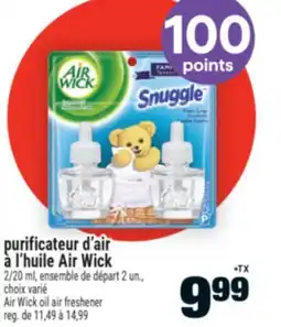Super C purificateur d'air à l'huile Air Wick | Air Wick oil air freshener offer