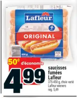 Super C saucisses fumées Lafleur | Lafleur wieners offer
