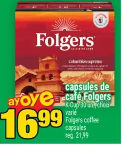 Super C capsules de café Folgers | Folgers coffee capsules, 30 un offer