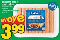 Super C SAUCISSES PORC ET BOEUF LAFLEUR | LAFLEUR PORK & BEEF SAUSAGES offer