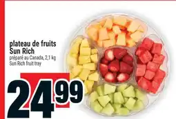 Super C plateau de fruits Sun Rich | Sun Rich fruit tray offer