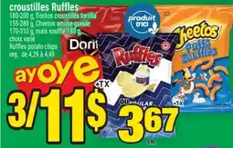 Super C CROUSTILLES RUFFLES | RUFFLES POTATO CHIPS offer