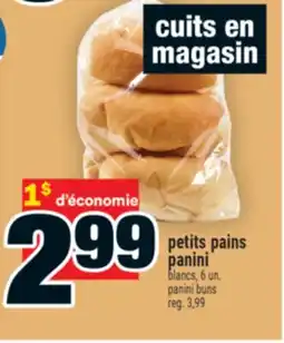 Super C PETITS PAINS PANINI | PANINI BUNS offer