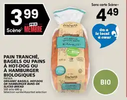 Rachelle-Bery Grocery INEWA ORGANIC BAGELS, HOT-DOG OR HAMBURGER BUNS OR SLICED BREAD offer