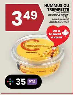 Rachelle-Bery Grocery COMPLIMENTS HUMMOUS OR DIP offer
