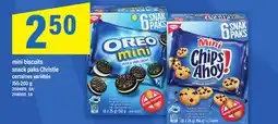 Maxi MINI BISCUITS SNACK PAKS CHRISTIE, 150-200 G offer