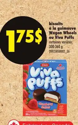 Maxi BISCUITS À LA GUIMAUVE WAGON WHEELS OU VIVA PUFFS, 300-360 G offer