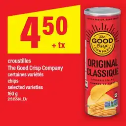 Maxi CROUSTILLES THE GOOD CRISP COMPANY | CHIPS, 160 G offer