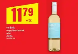 Maxi VIN BASK ROUGE, BLANC OU ROSÉ | WINE, 750 ML offer