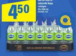 Maxi EAU DE SOURCE NATURELLE NAYA | CONSIGNE, 28 X 500 ML offer