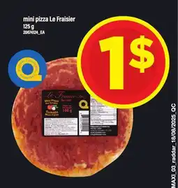Maxi MINI PIZZA LE FRAISIER, 125 G offer