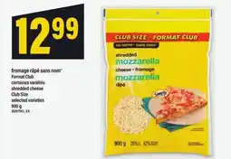 Maxi FROMAGE RÂPÉ SANS NOM FORMAT CLUB | SHREDDED CHEESE CLUB SIZE, 900 G offer