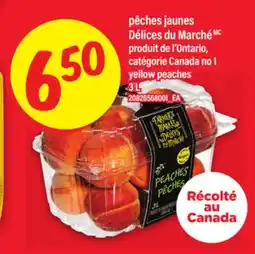 Maxi PÊCHES JAUNES DÉLICES DU MARCHÉ, 3 L offer