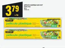 Maxi PELLICULE EN PLASTIQUE SANS NOM | PLASTIC WRAP, 60 M offer