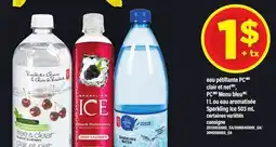 Maxi EAU PÉTILLANTE PC CLAIR ET NET, PC MENU BLEU 1 L OU EAU AROMATISÉE SPARKLING ICE 503 ML offer