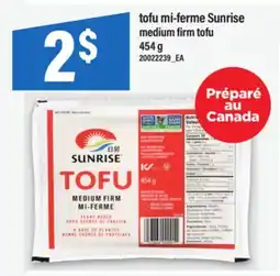 Maxi TOFU MI-FERME SUNRISE | MEDIUM FIRM TOFU, 454 G offer