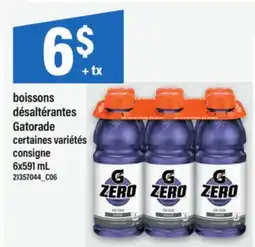 Maxi BOISSONS DÉSALTÉRANTES GATORADE, 6X591 ML offer