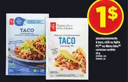 Maxi ASSAISONNEMENTS À TACO, CHILI OU FAJITA PC OU MENU BLEU, 24 g offer