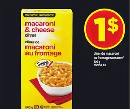 Maxi DÎNER DE MACARONI AU FROMAGE SANS NOM , 200 G offer