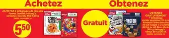 Maxi CÉRÉALES FORMAT FAMILIAL KELLOGG'S,450-650G offer