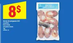 Maxi DARNES DE PANGASIUS ASC SURGELÉES BASA STEAKS, 1 KG offer