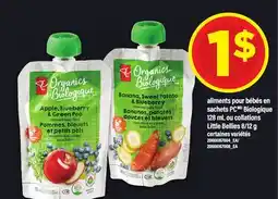 Maxi ALIMENTS POUR BÉBÉS EN SACHETS PCMD BIOLOGIQUE 128 ML OU COLLATIONS LITTLE BELLIES 8/12 G offer