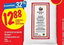 Maxi RIZ PARFUMÉ AU JASMIN ROOSTER , 8 KG offer