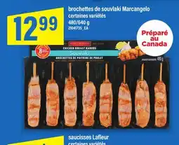 Maxi BROCHETTES DE SOUVLAKI MARCANGELO, 480/640 G offer